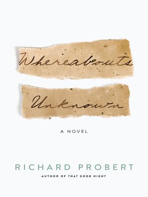 cover image of Whereabouts Unknown